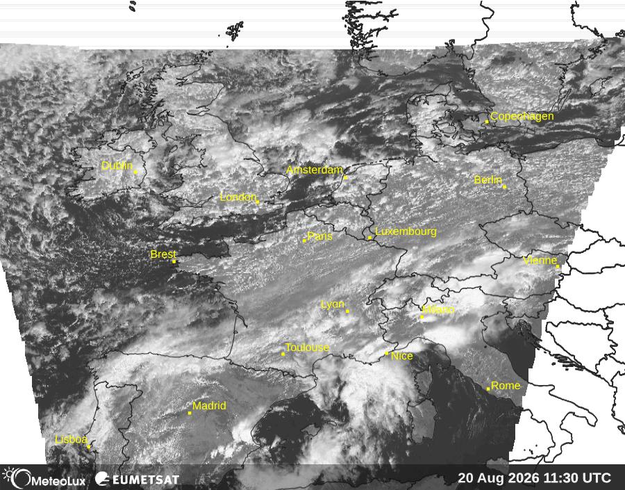 Wiedergabe von visuellen Satellitenbildern