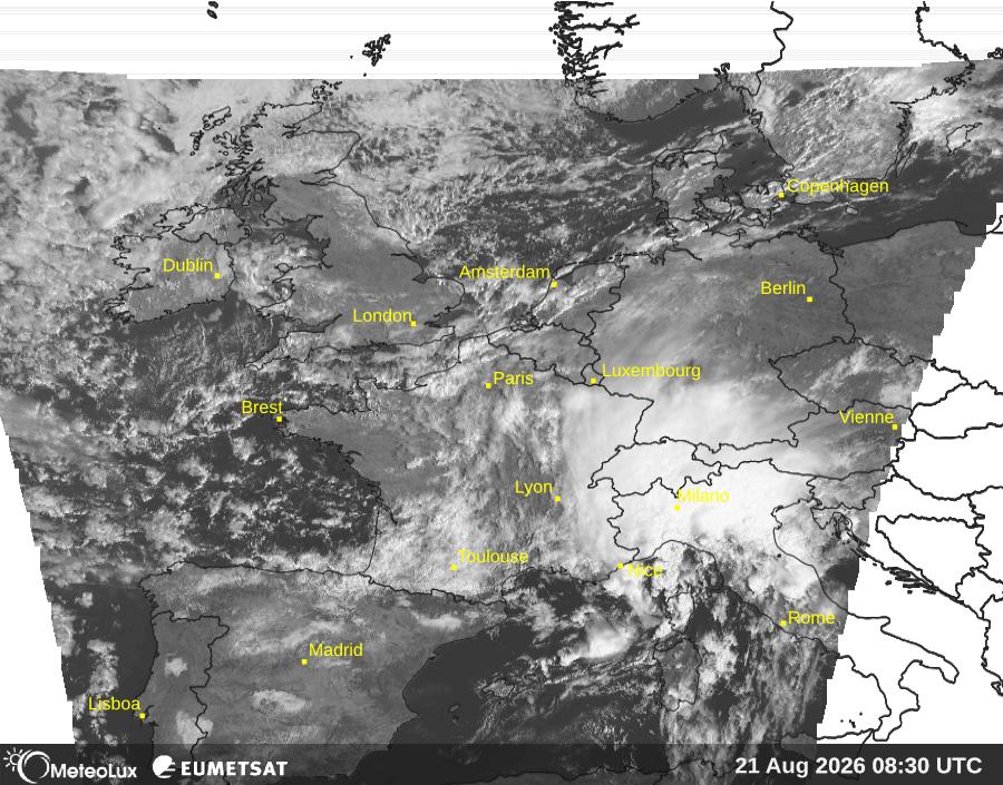 Wiedergabe von visuellen Satellitenbildern