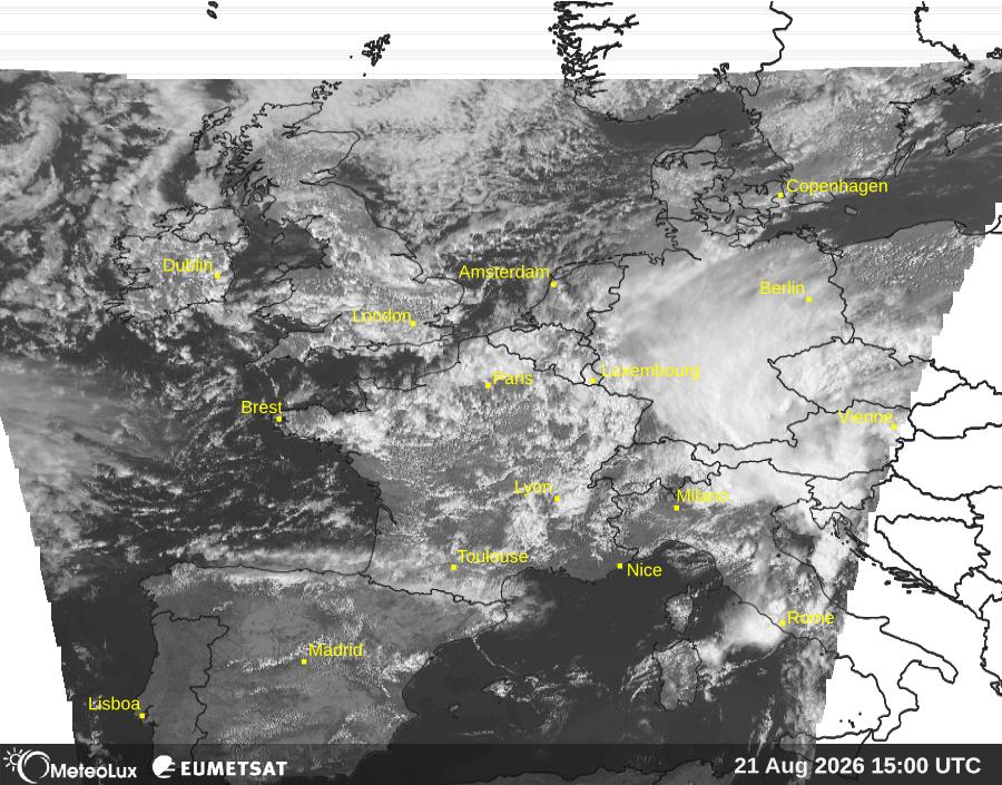 Wiedergabe von visuellen Satellitenbildern