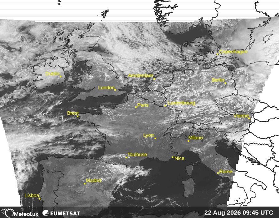 Wiedergabe von visuellen Satellitenbildern