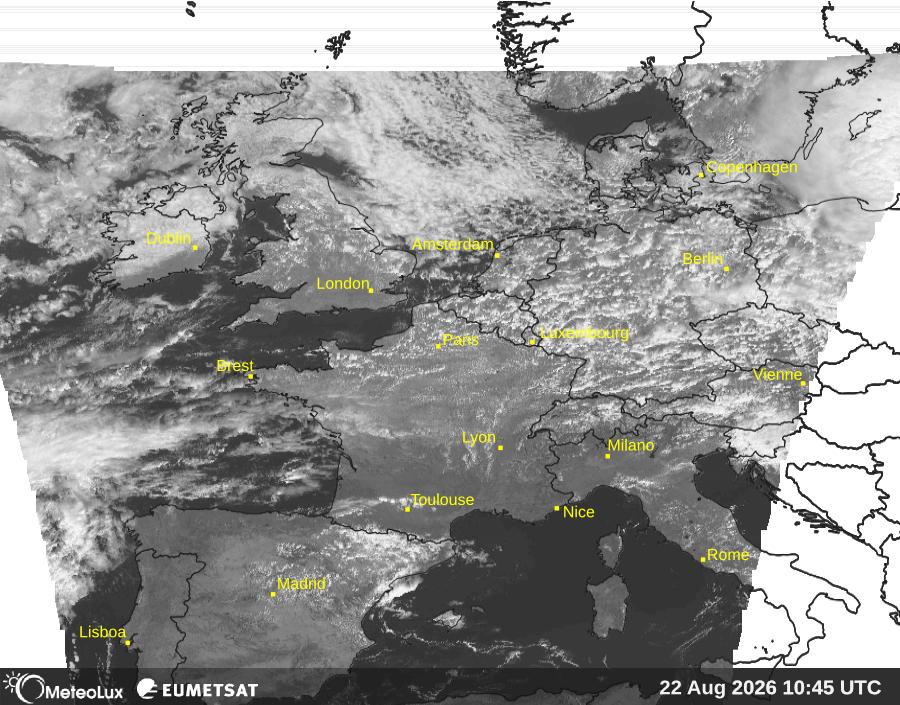 Wiedergabe von visuellen Satellitenbildern