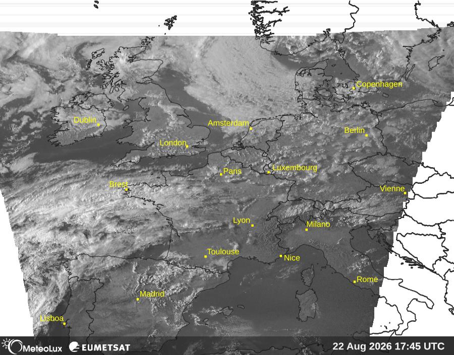 Wiedergabe von visuellen Satellitenbildern