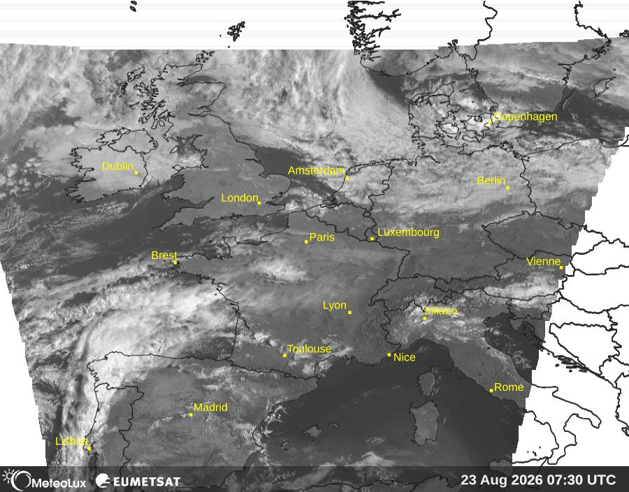 Wiedergabe von visuellen Satellitenbildern