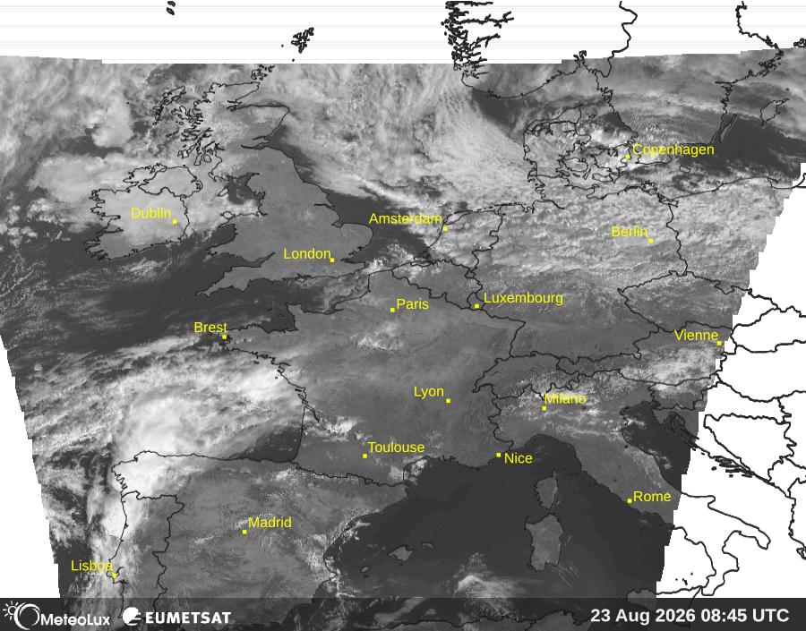 Wiedergabe von visuellen Satellitenbildern