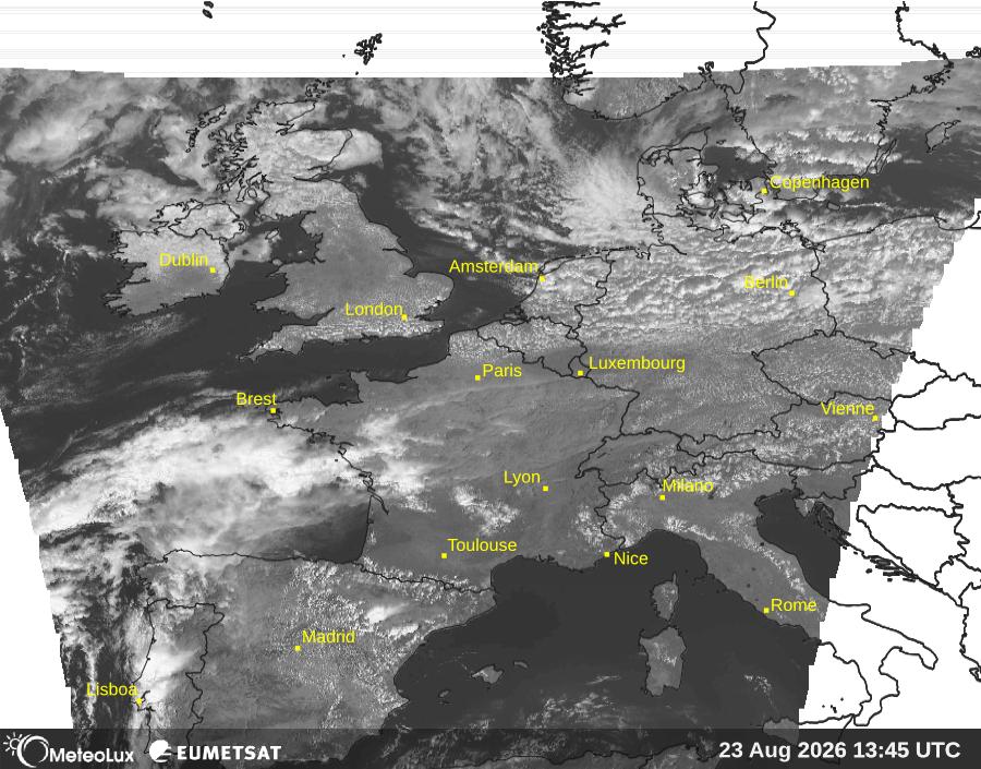 Wiedergabe von visuellen Satellitenbildern