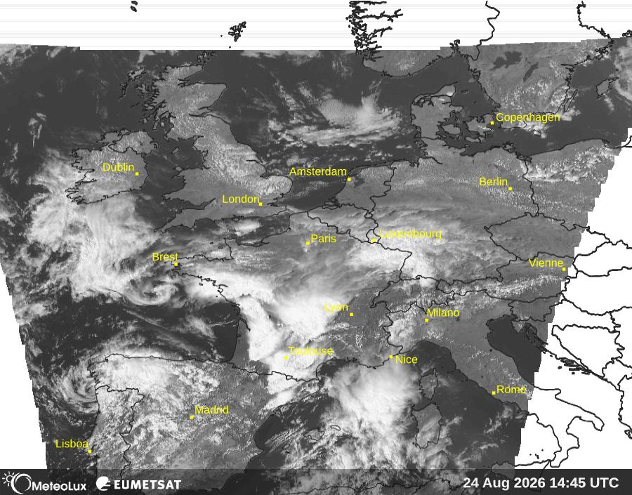 Wiedergabe von visuellen Satellitenbildern