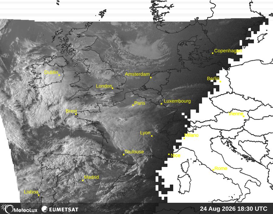Wiedergabe von visuellen Satellitenbildern