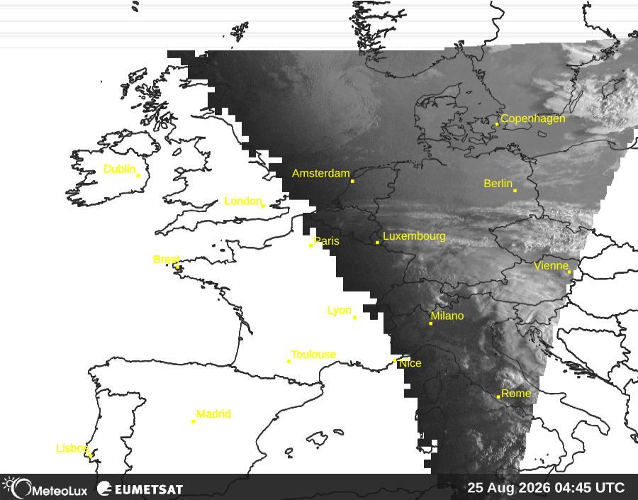 Wiedergabe von visuellen Satellitenbildern