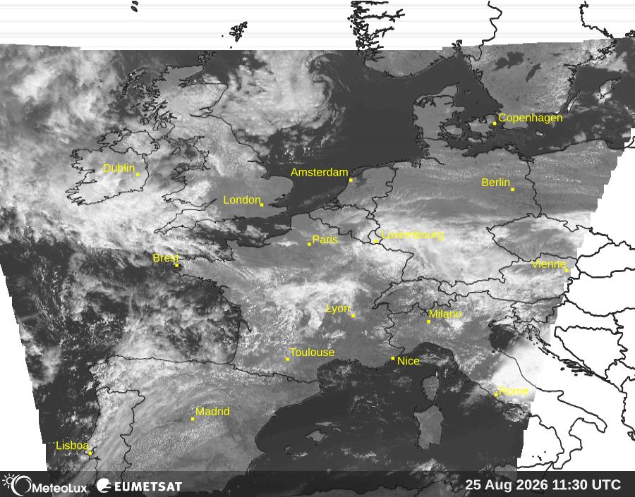 Wiedergabe von visuellen Satellitenbildern