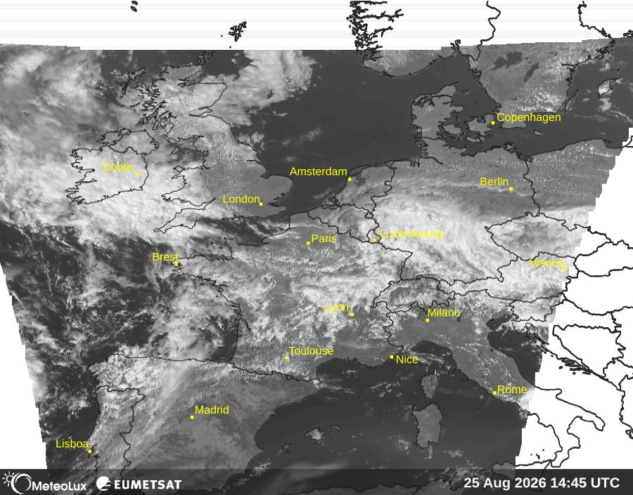 Wiedergabe von visuellen Satellitenbildern