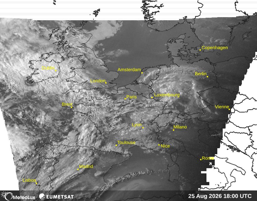 Wiedergabe von visuellen Satellitenbildern