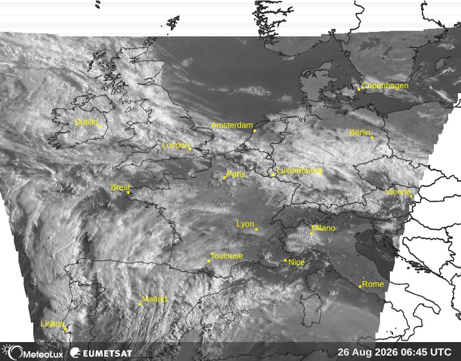 Wiedergabe von visuellen Satellitenbildern