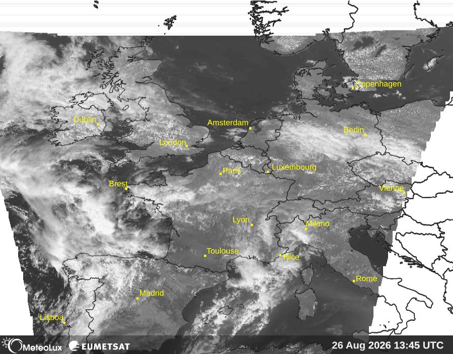 Wiedergabe von visuellen Satellitenbildern