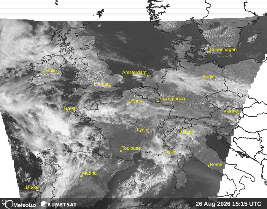 Wiedergabe von visuellen Satellitenbildern