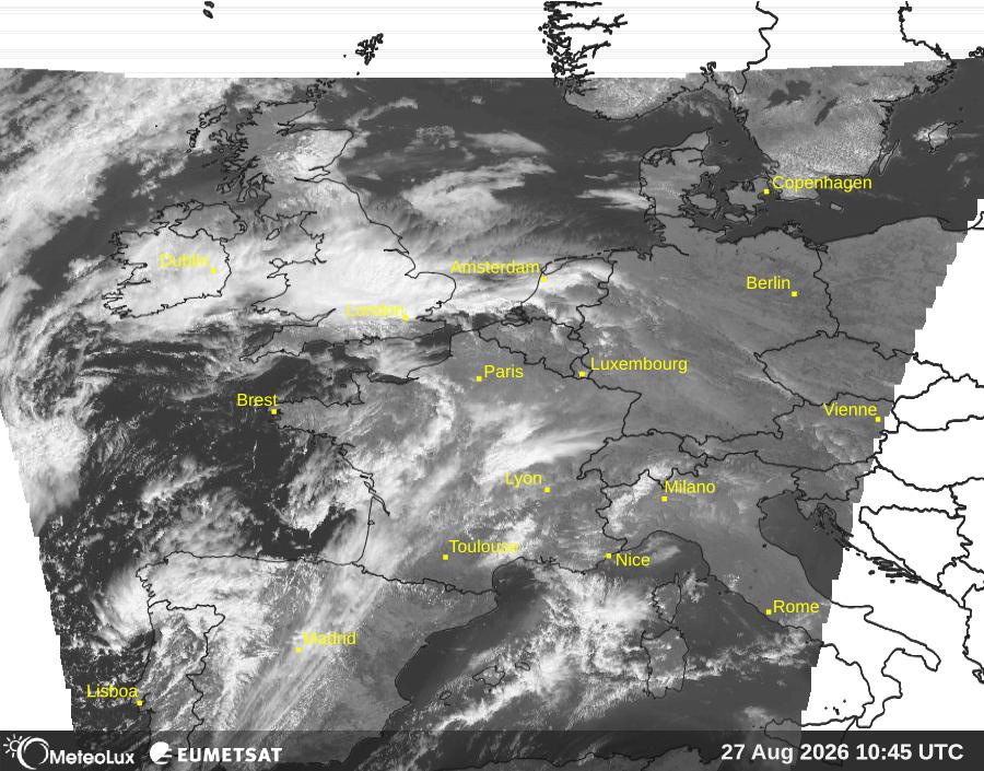 Wiedergabe von visuellen Satellitenbildern