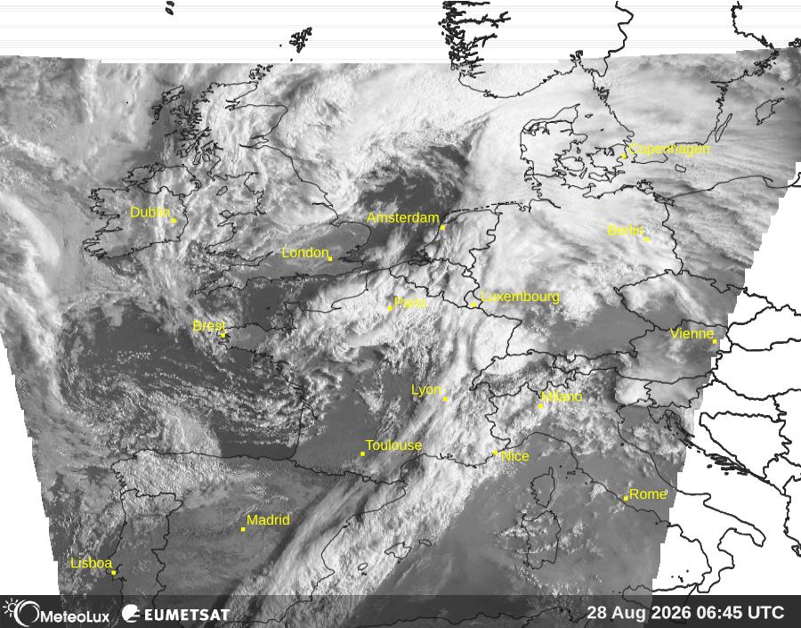 Wiedergabe von visuellen Satellitenbildern