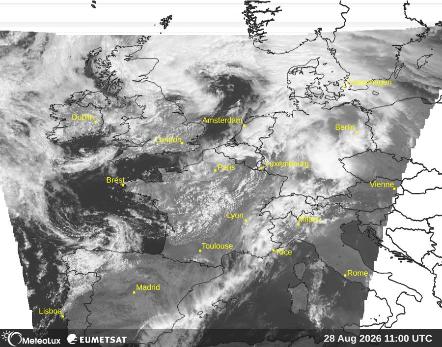 Wiedergabe von visuellen Satellitenbildern