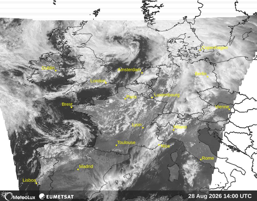Wiedergabe von visuellen Satellitenbildern