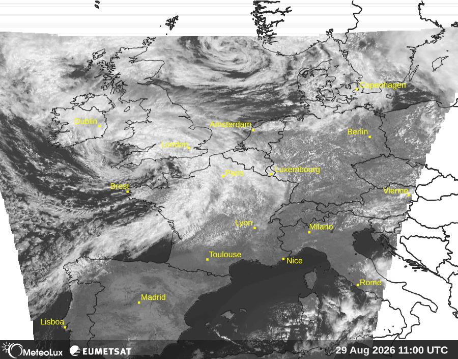 Wiedergabe von visuellen Satellitenbildern
