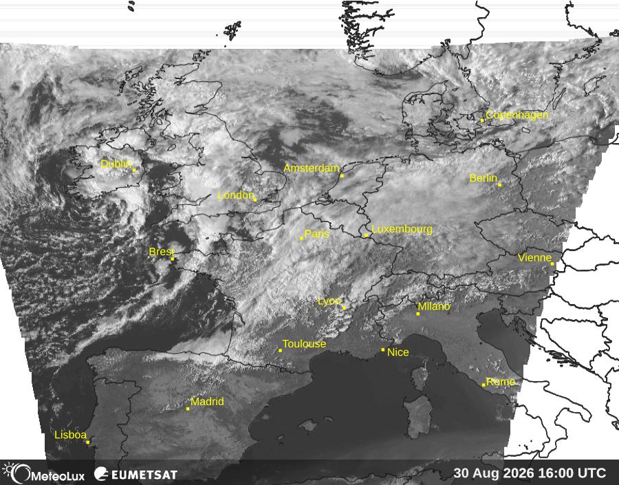 Wiedergabe von visuellen Satellitenbildern
