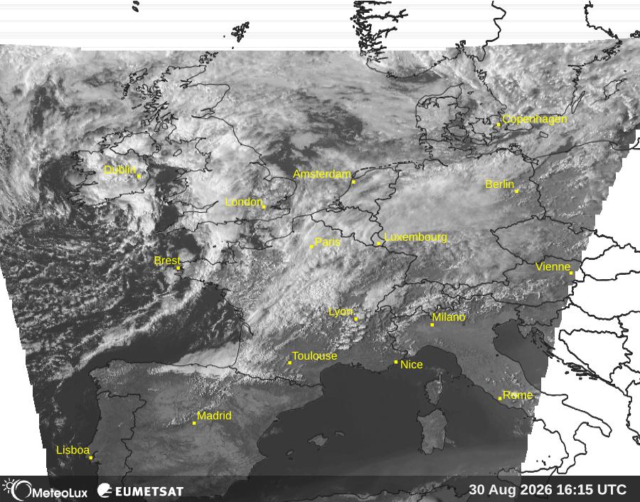 Wiedergabe von visuellen Satellitenbildern