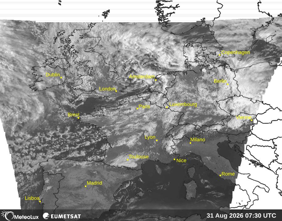 Wiedergabe von visuellen Satellitenbildern
