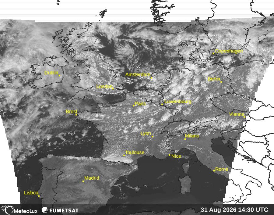 Wiedergabe von visuellen Satellitenbildern