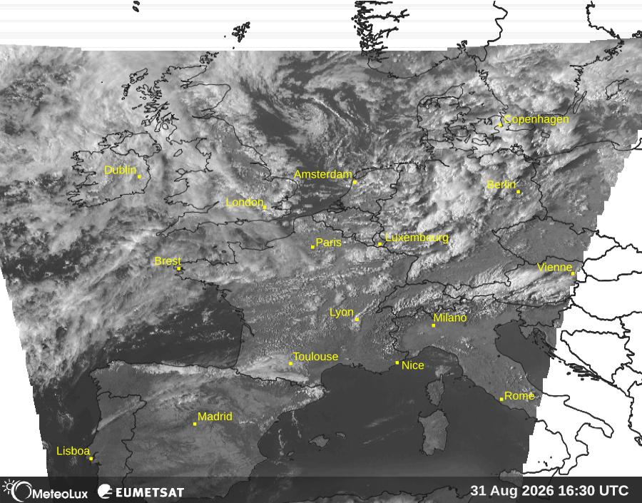 Wiedergabe von visuellen Satellitenbildern