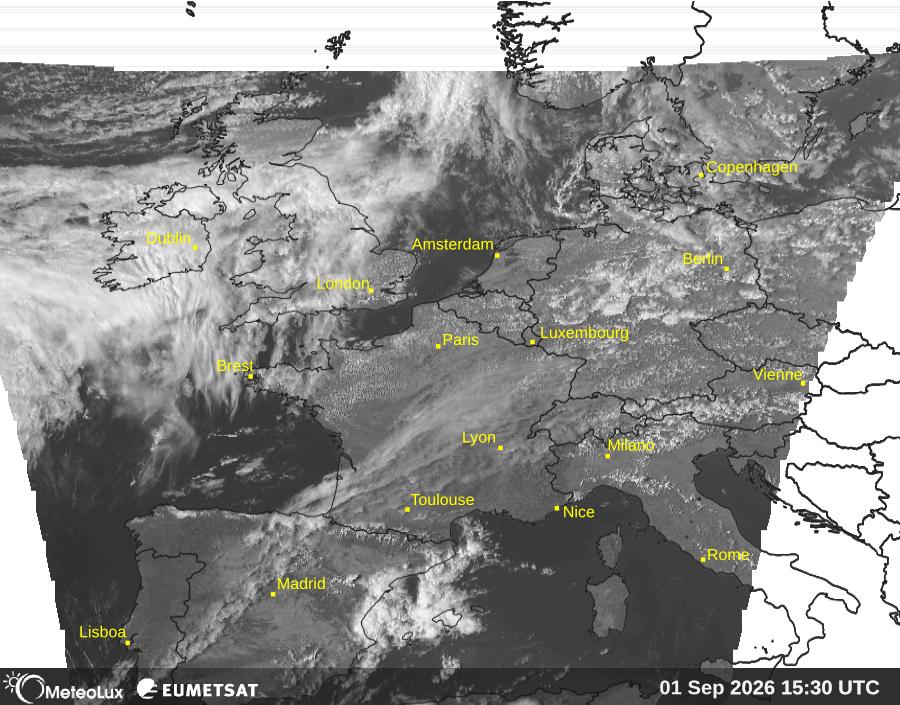 Wiedergabe von visuellen Satellitenbildern