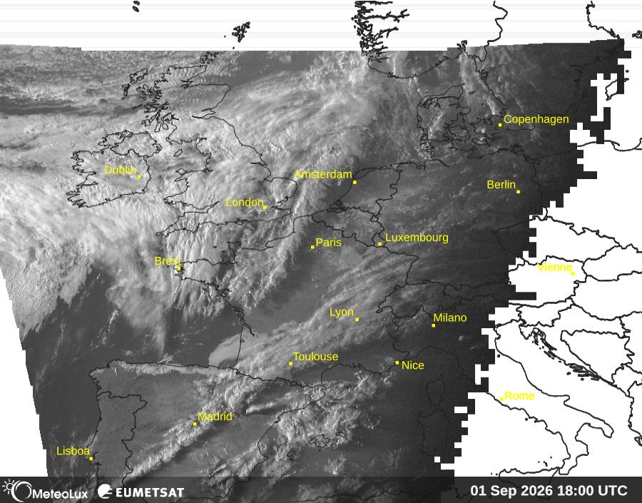 Wiedergabe von visuellen Satellitenbildern