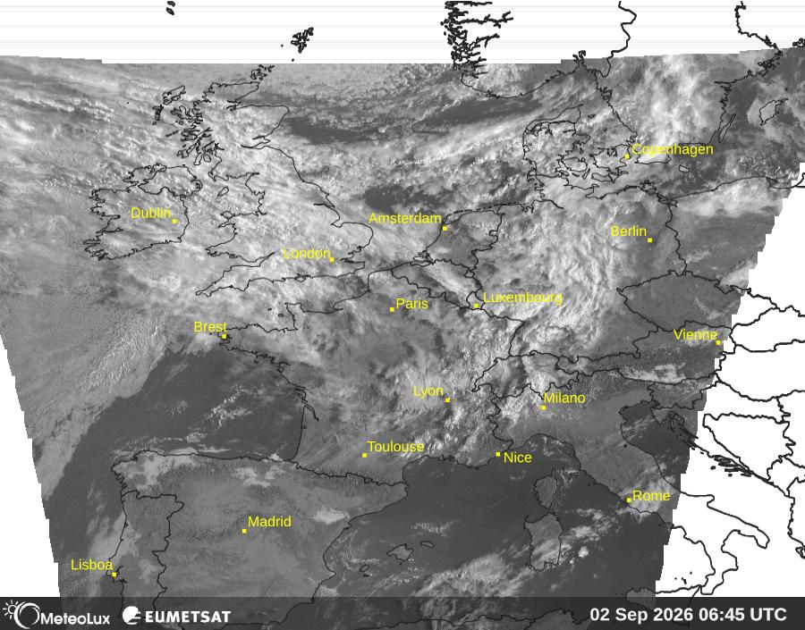 Wiedergabe von visuellen Satellitenbildern