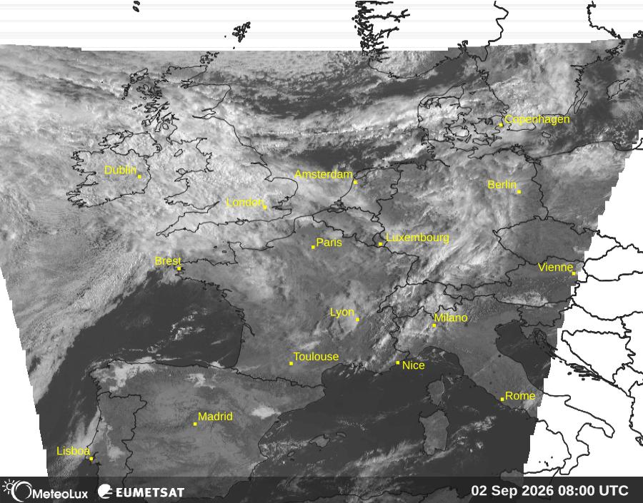 Wiedergabe von visuellen Satellitenbildern