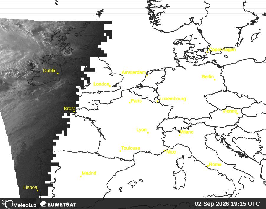Wiedergabe von visuellen Satellitenbildern