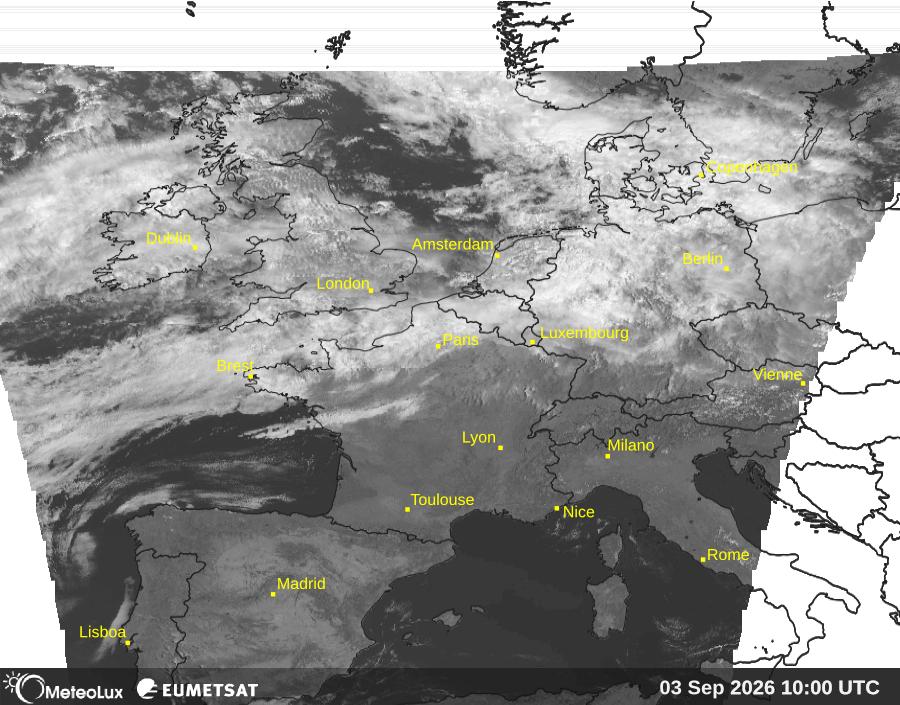 Wiedergabe von visuellen Satellitenbildern