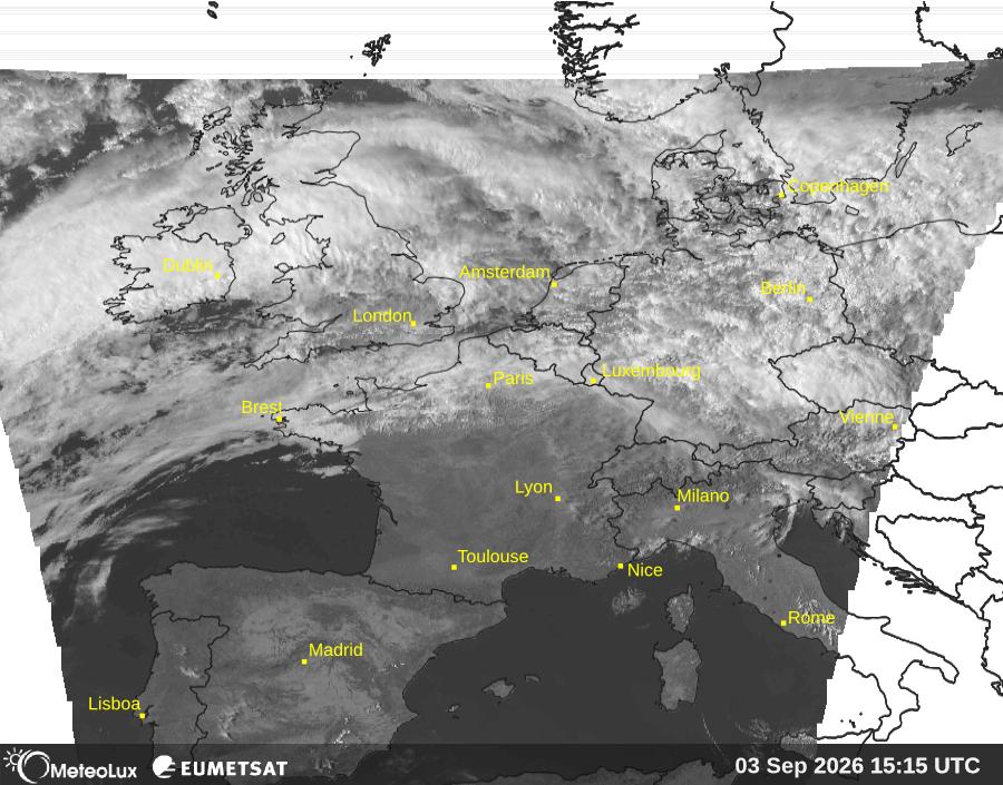 Wiedergabe von visuellen Satellitenbildern