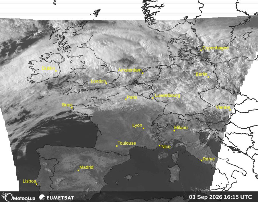 Wiedergabe von visuellen Satellitenbildern