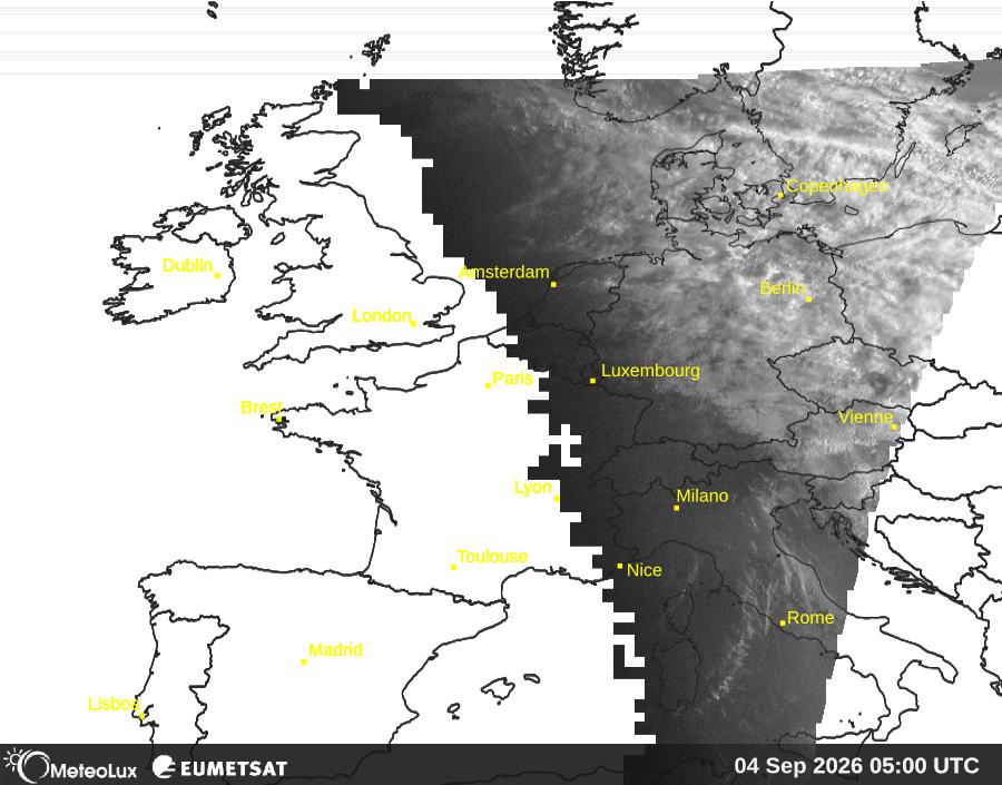 Wiedergabe von visuellen Satellitenbildern