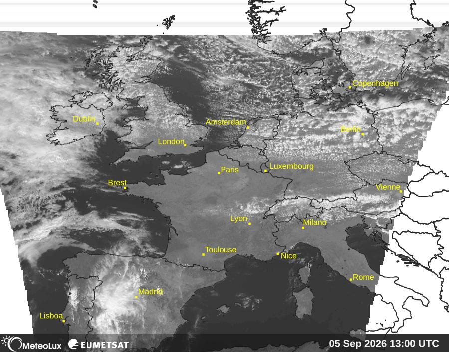 Wiedergabe von visuellen Satellitenbildern