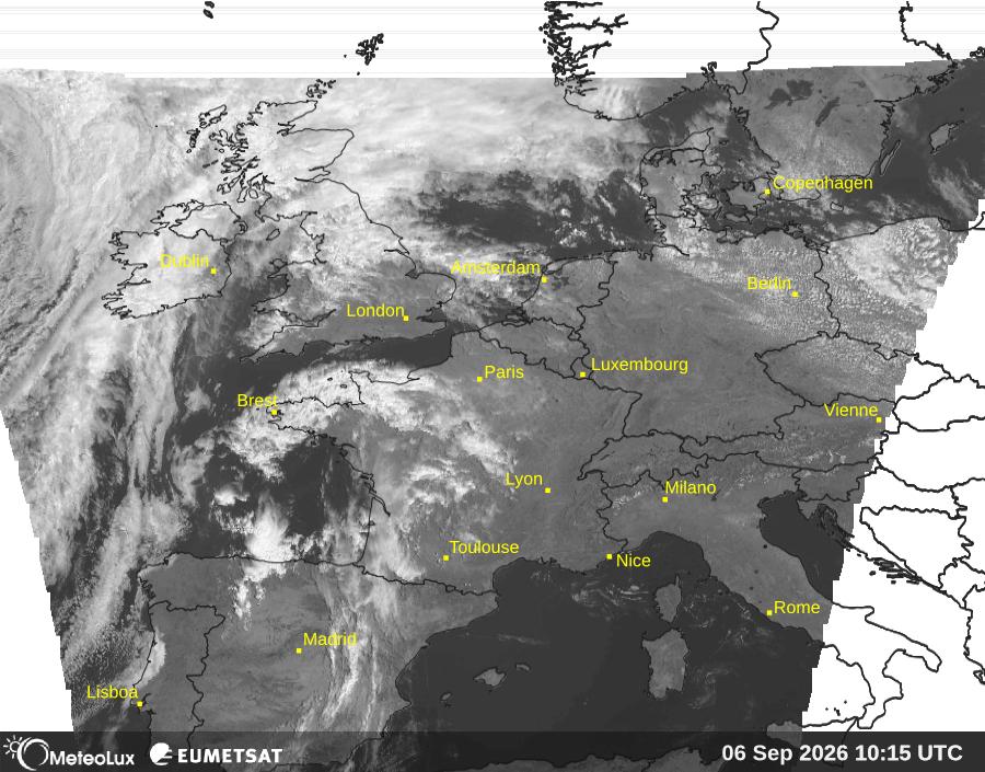 Wiedergabe von visuellen Satellitenbildern