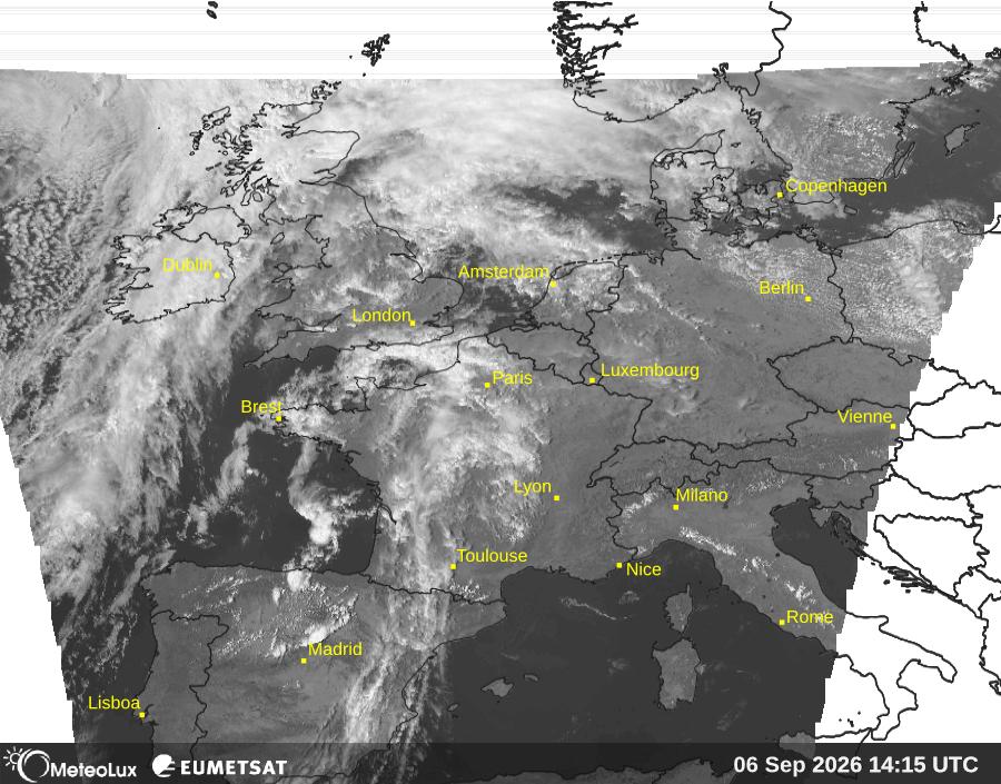 Wiedergabe von visuellen Satellitenbildern