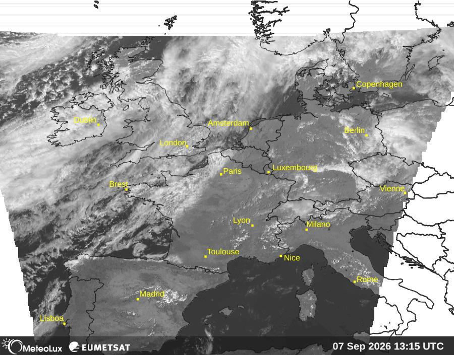 Wiedergabe von visuellen Satellitenbildern