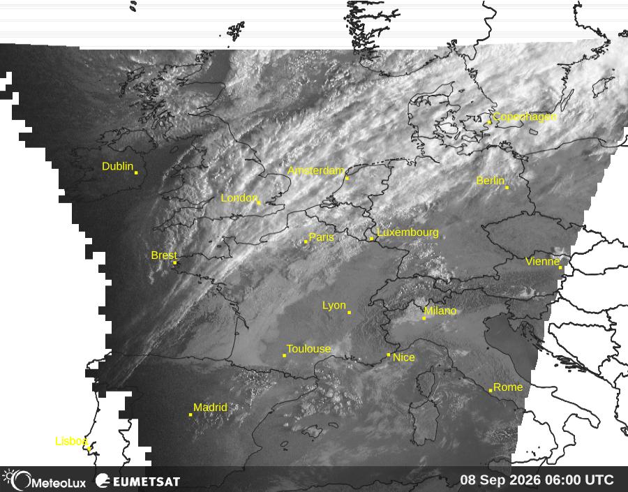 Wiedergabe von visuellen Satellitenbildern