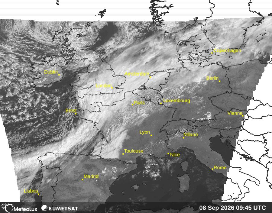 Wiedergabe von visuellen Satellitenbildern