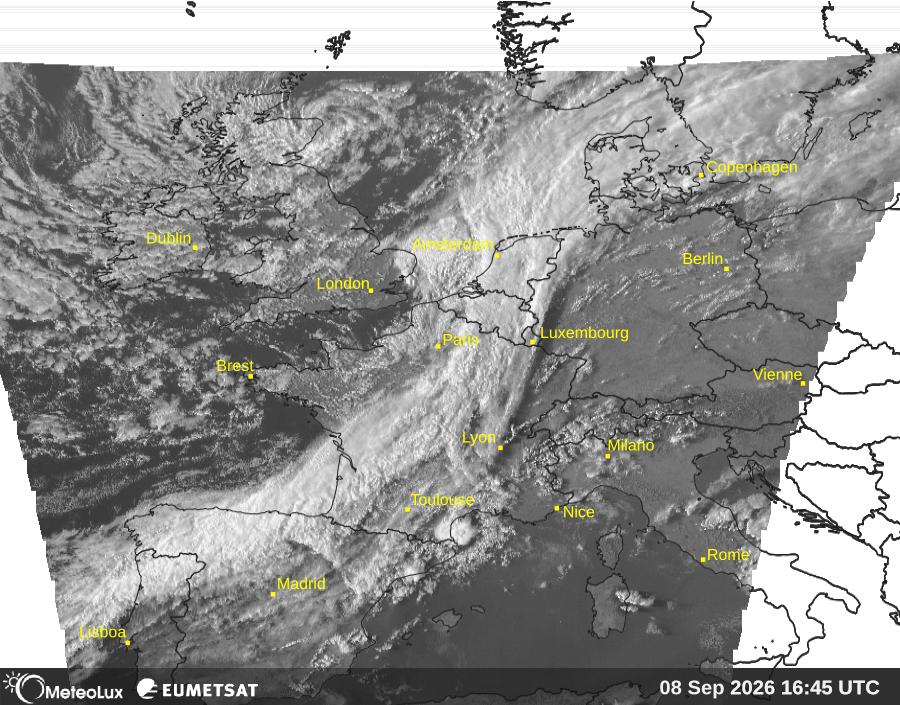 Wiedergabe von visuellen Satellitenbildern