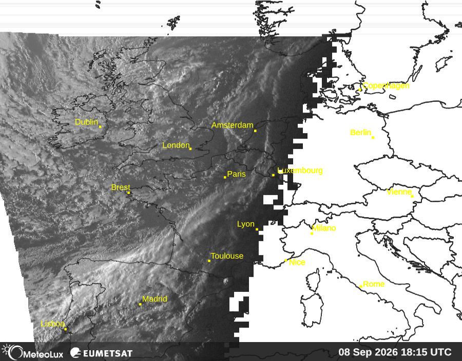 Wiedergabe von visuellen Satellitenbildern