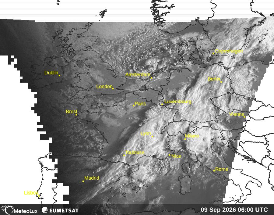 Wiedergabe von visuellen Satellitenbildern
