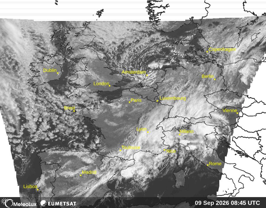 Wiedergabe von visuellen Satellitenbildern