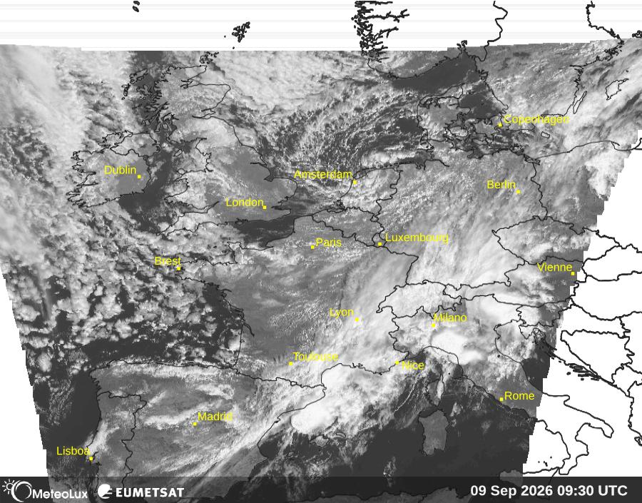 Wiedergabe von visuellen Satellitenbildern
