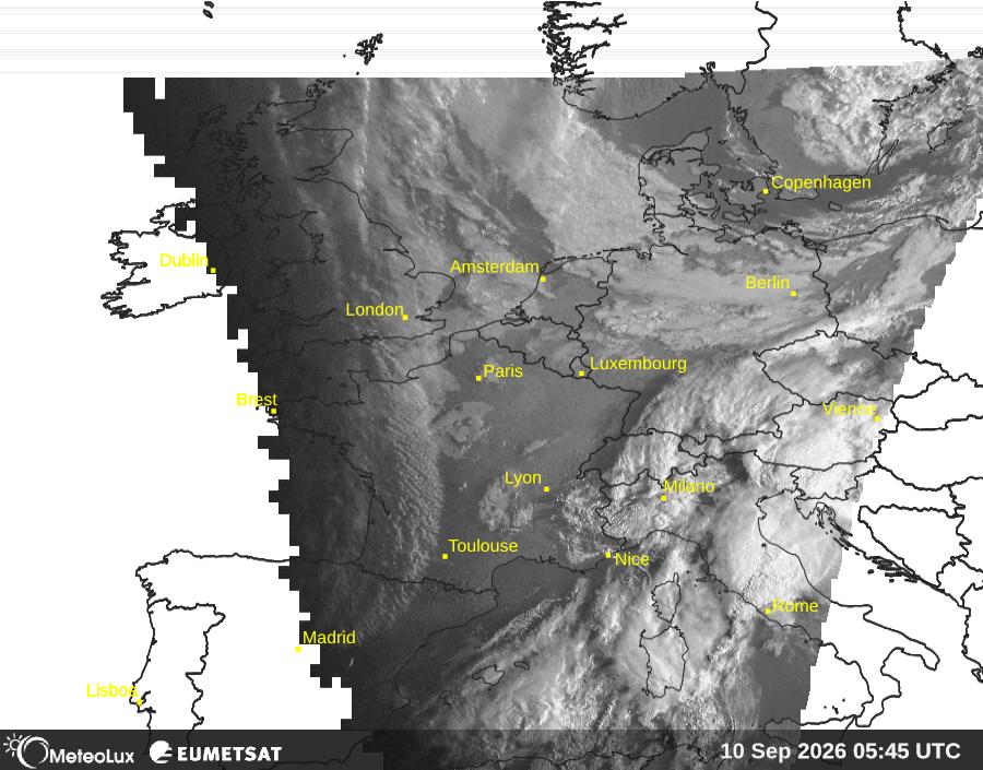 Wiedergabe von visuellen Satellitenbildern