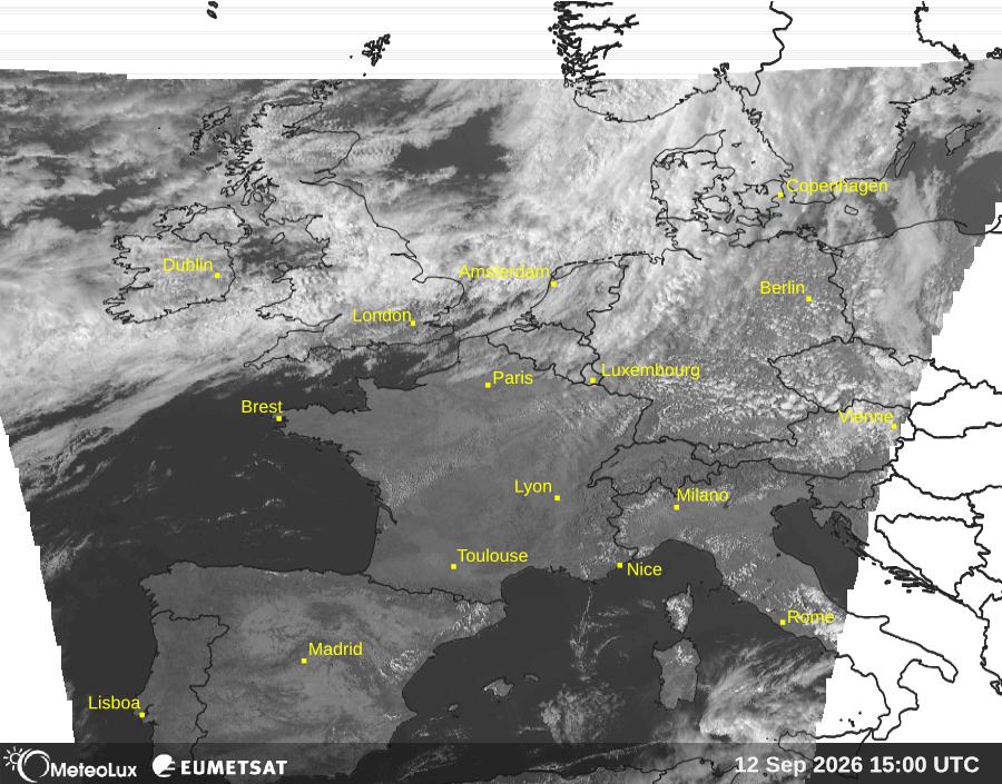 Wiedergabe von visuellen Satellitenbildern